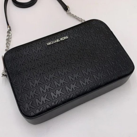 MICHAEL KORS LARGE EAST WEST CROSSBODY BLACK - Picture 11 of 16